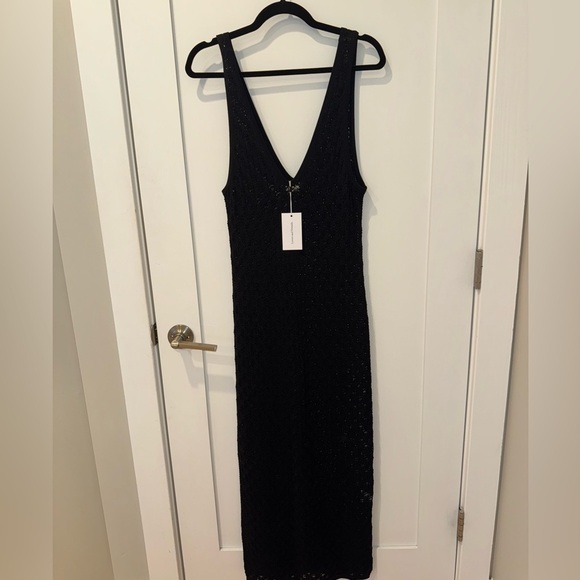 NWT Lovers and Friends black dress cover up, size Large - Picture 7 of 8